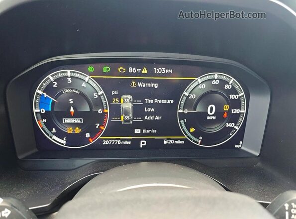 JA4J3VA81RZ021066 2024 MITSUBISHI OUTLANDER White Widok zestawu wskaźników