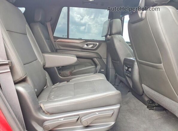 1GNSKPKD1NR140015 2022 CHEVROLET TAHOE Red Engine compartment view