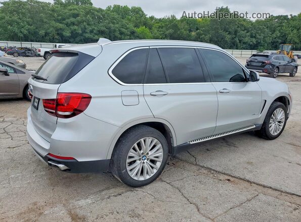 5UXKT0C51G0F74755 2016 BMW X5 Silver Front right