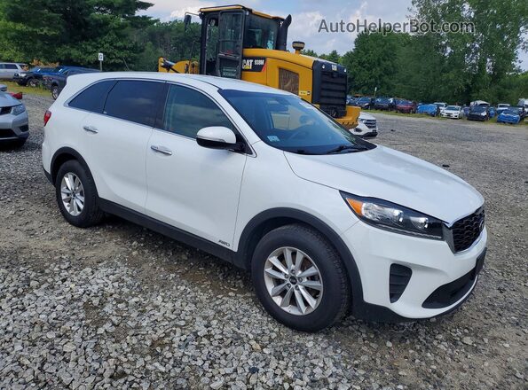 5XYPGDA30KG568904 2019 KIA SORENTO White Widok z przodu