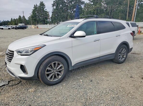 KM8SMDHF8KU298043 2019 HYUNDAI SANTA FE White Հետևի ձախ