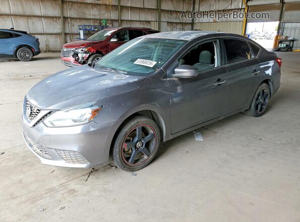 3N1AB7AP5GY209689 2016 NISSAN SENTRA Gray Հետևի ձախ