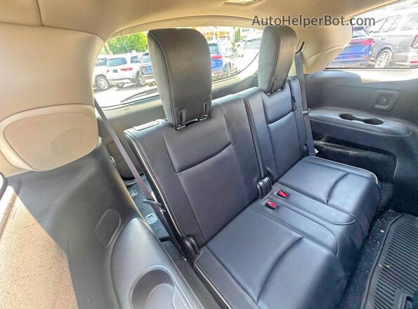 5N1DL0MM4KC501265 2019 INFINITI QX60 Black უკანა სალონის ხედი