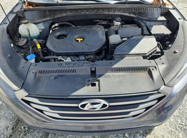 KM8J23A43HU580376 2017 HYUNDAI TUCSON Серый Вид наклейки с VIN-кодом