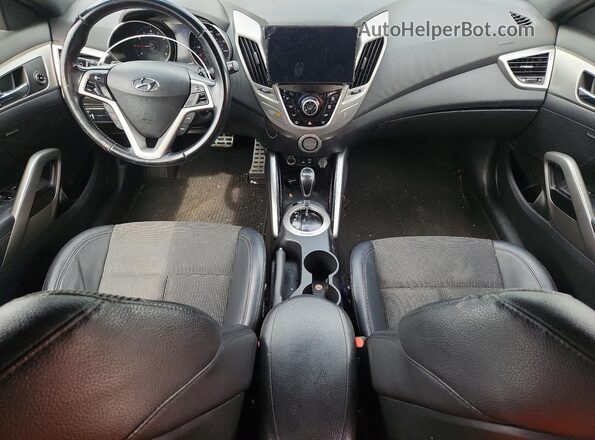 KMHTC6AD4GU280738 2016 HYUNDAI VELOSTER Черный Вид щитка приборов