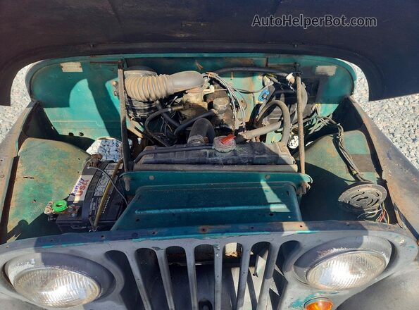 8305015246171 1969 JEEP CJ-5 Зеленый Вид задней части салона