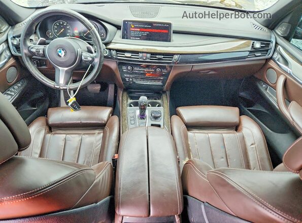 5UXKR6C50J0U14582 2018 BMW X5 Blue Սարքավորումների վահանակի տեսք