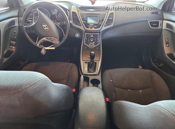 KMHDH4AE2GU481962 2016 HYUNDAI ELANTRA Серый Вид щитка приборов