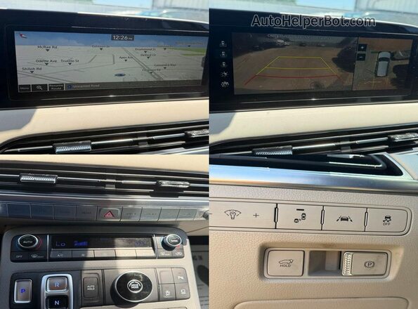 KM8R74HE8MU325029 2021 HYUNDAI PALISADE White VIN კოდის სტიკერის ხედი