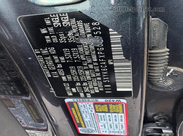 5XYK6CAFXPG027528 2023 KIA SPORTAGE Black Սալոնի հետևի տեսք