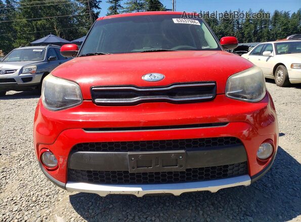 KNDJP3A51J7528196 2018 KIA SOUL Красный Вид сзади