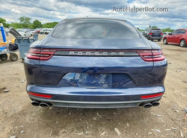 WP0AA2A78JL100906 2018 PORSCHE PANAMERA Синий Вид салона спереди