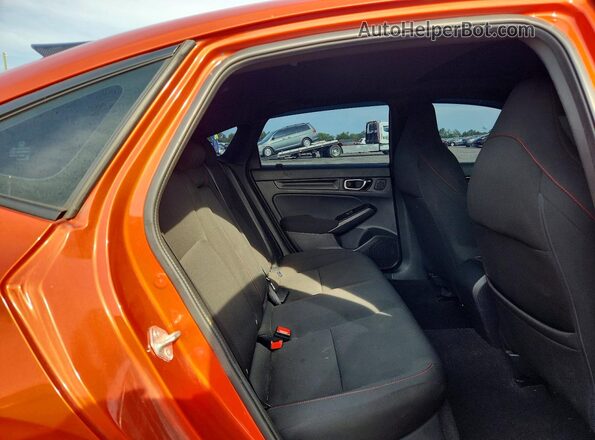 2HGFE1E57NH476787 2022 HONDA CIVIC Orange უკანა სალონის ხედი