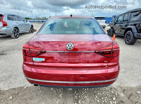 1VWAT7A35HC049750 2017 VOLKSWAGEN PASSAT Burgundy Front interior view