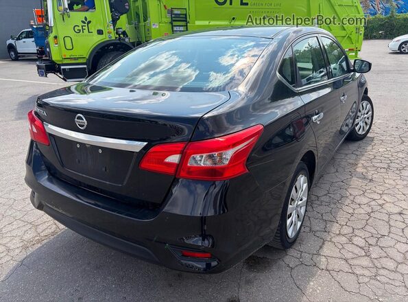 3N1AB7AP1GL636140 2016 NISSAN SENTRA Black Դիմացի տեսք