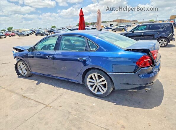 1VWLA7A38KC014254 2019 VOLKSWAGEN PASSAT Blue Задня права чверть