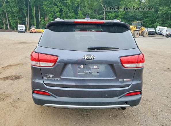 5XYPHDA11GG180776 2016 KIA SORENTO Gray Front interior view