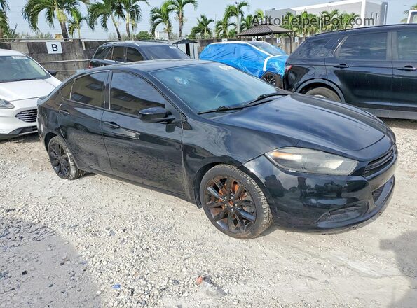 1C3CDFBB8GD750403 2016 DODGE DART Black Widok z przodu