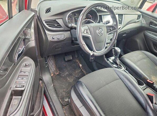 KL4CJASB3HB000356 2017 BUICK ENCORE Red Սարքավորումների վահանակի տեսք