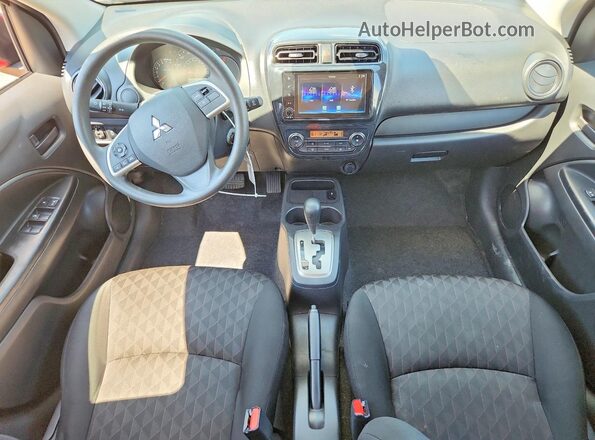 ML32AUHJ7RH027854 2024 MITSUBISHI MIRAGE Red Vista del cuadro de instrumentos