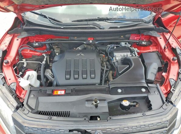 JA4ASWAA9NZ058159 2022 MITSUBISHI ECLIPSE Red Widok naklejki z numerem VIN