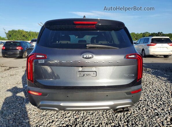 5XYP34HC5LG047938 2020 KIA TELLURIDE Серый Вид салона спереди