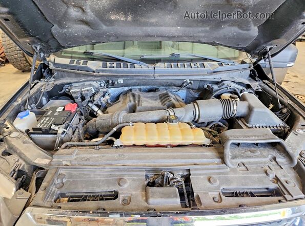 1FTFX1EGXHKC77434 2017 FORD F150 Gray Engine compartment view