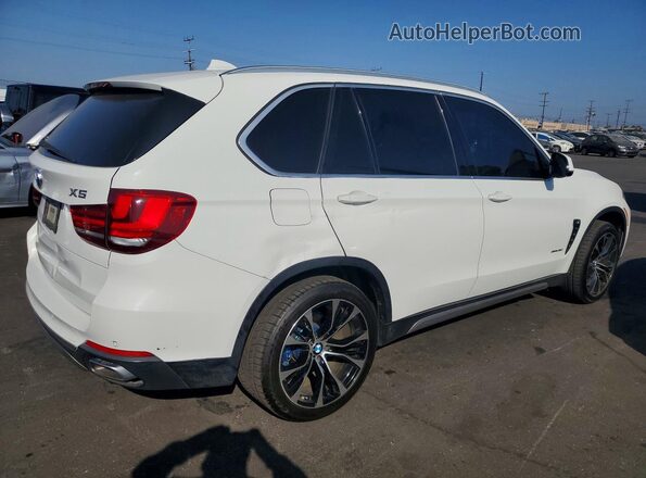 5UXKR2C57J0X08313 2018 BMW X5 White Delantero derecho