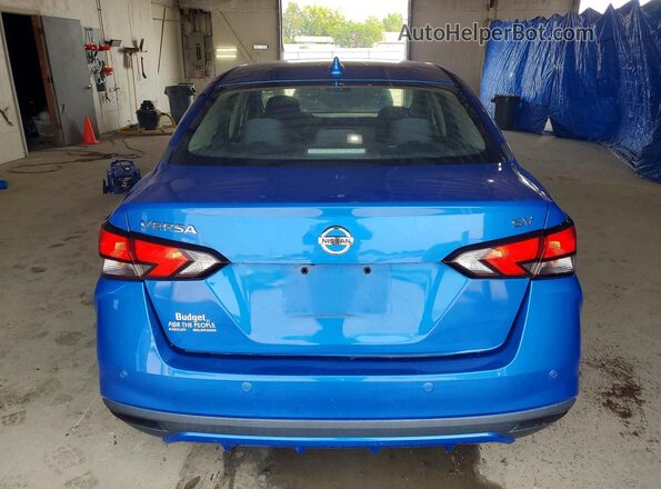 3N1CN8EV8LL898620 2020 NISSAN VERSA Blue Vista interior delantera