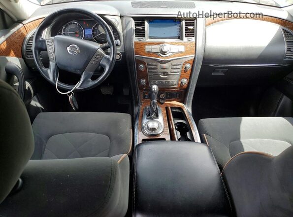JN8AY2NC3LX516302 2020 NISSAN ARMADA Black Вид щитка приладів