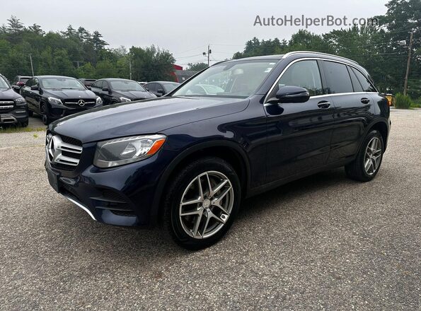 WDC0G4KB3GF014235 2016 MERCEDES-BENZ GLC-CLASS Blue Rear left