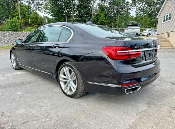 WBA7F2C31HG422888 2017 BMW 7 SERIES Blue Trasero derecho