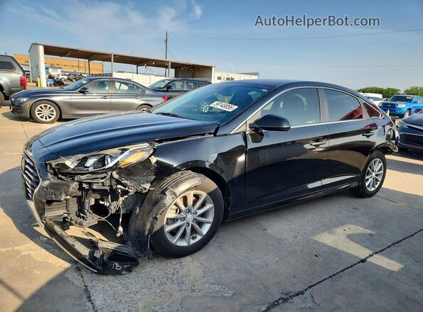 5NPE24AF7KH767831 2019 HYUNDAI SONATA Black Задня ліва чверть