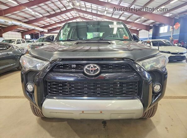 JTEBU5JRXG5372056 2016 TOYOTA 4RUNNER Черный Вид сзади