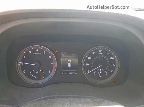 KM8J3CA24JU687311 2018 HYUNDAI TUCSON Silver Widok tylnych siedzeń