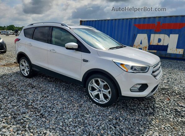 1FMCU0J9XKUB20278 2019 FORD ESCAPE White Вид спереду