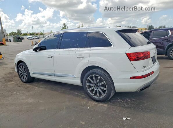 WA1LAAF73KD014615 2019 AUDI Q7 White Tył prawy