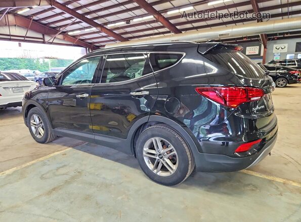 5NMZUDLB5JH066724 2018 HYUNDAI SANTA Black Trasero derecho