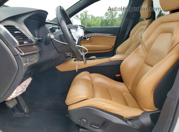 YV4102PK4J1381111 2018 VOLVO XC90 White Вид панелі приладів