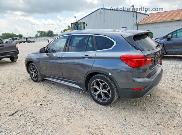 WBXHT3C34J5K27989 2018 BMW X1 Gray Հետևի աջ