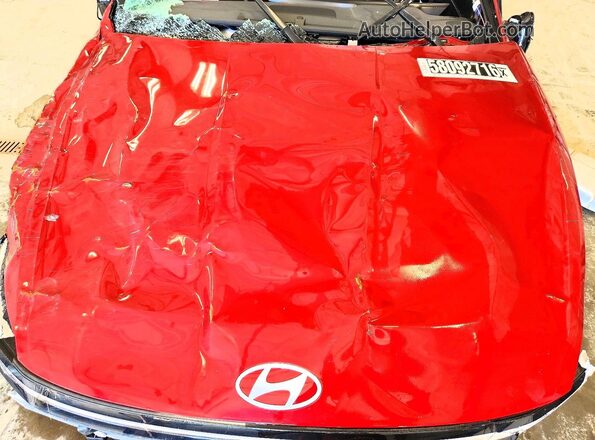 KMHL64JA7SA473915 2025 HYUNDAI SONATA Red Vista del compartimento del motor