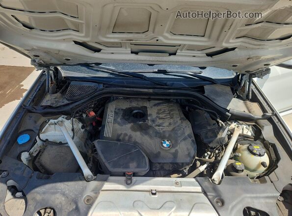 5UXTY3C08L9B55304 2020 BMW X3 White VIN կոդի պիտակի տեսք