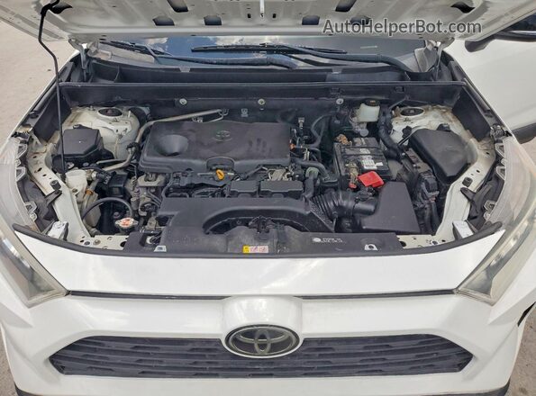 JTMH1RFV4KD511908 2019 TOYOTA RAV4 White Vista de la etiqueta del VIN