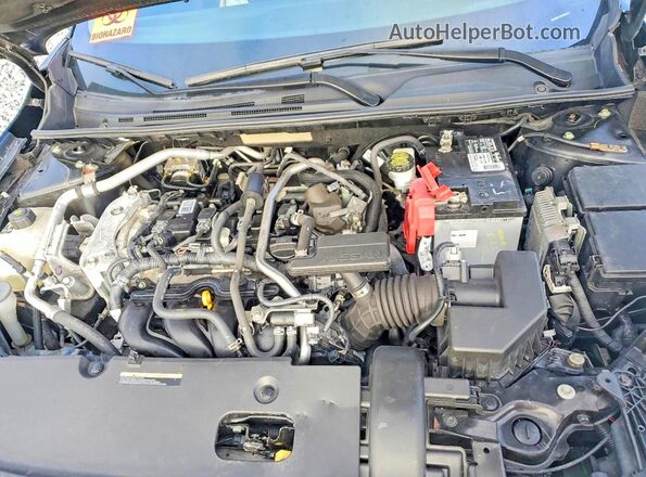 3N1AB8CV1MY282443 2021 NISSAN SENTRA Black Widok komory silnika