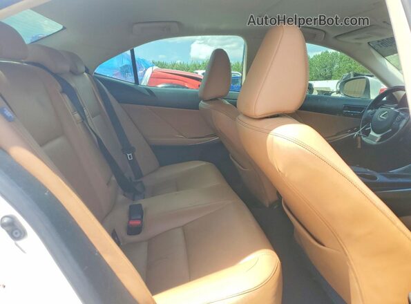 JTHBA1D23G5008323 2016 LEXUS IS White Rear interior view