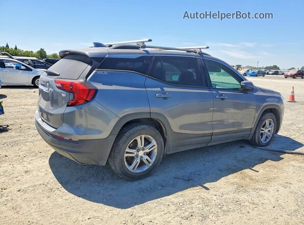 3GKALNEU7JL168313 2018 GMC TERRAIN Gray Передня права чверть
