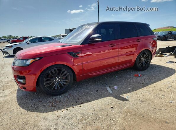SALWS2VF5GA560655 2016 LAND ROVER RANGE Red Tył lewy
