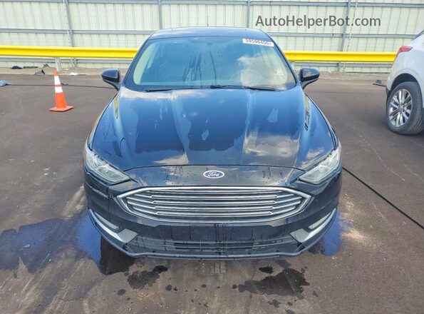 3FA6P0HD2HR270586 2017 FORD FUSION Black Vista trasera
