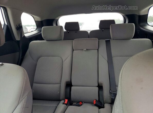 KM8SM4HF3HU251964 2017 HYUNDAI SANTA Белый Вид задней части салона