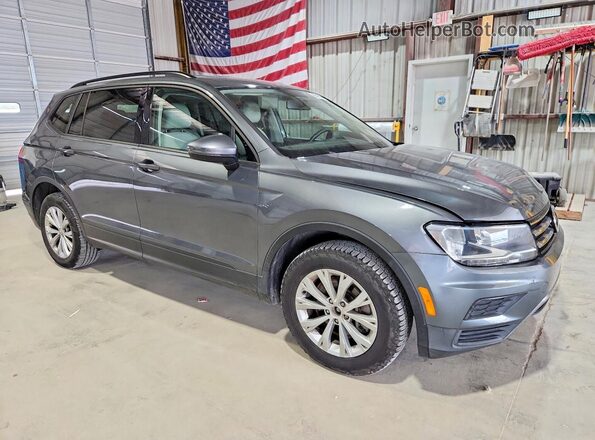 3VV0B7AX7KM095494 2019 VOLKSWAGEN TIGUAN Серый Вид спереди
